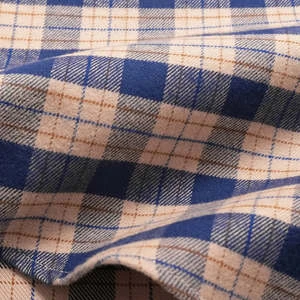 OutclassCheck Flannel Shirt - Navy/Camel 4 OutclassCheck Flannel Shirt - Navy/Camel - Image 4