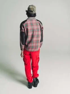 PHIPPSUpcycled Utility Flannel - Red Plaid -Norse Projects Sales PHIPPS Upcycled Utility Flannel Red Plaid 20231023204253