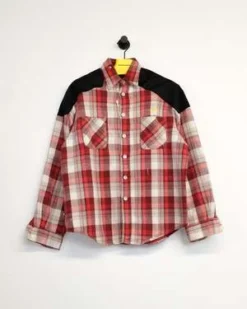 PHIPPSUpcycled Utility Flannel - Red Plaid -Norse Projects Sales PHIPPS Upcycled Utility Flannel Red Plaid 20231023204256
