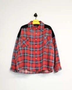 PHIPPSUpcycled Utility Flannel - Red Plaid -Norse Projects Sales PHIPPS Upcycled Utility Flannel Red Plaid 20231023204304