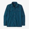 PatagoniaLong-Sleeved Organic Cotton Midweight Fjord Flannel Shirt - Lagom Blue
