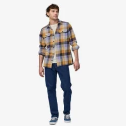 PatagoniaLong-Sleeved Organic Cotton Midweight Fjord Flannel Shirt - Guides/Dried Mango -Norse Projects Sales Patagonia Men s Men s Long Sleeved Organic Cotton Midweight Fjord Flannel Shirt Guides Dried Mango 20230928215909 1