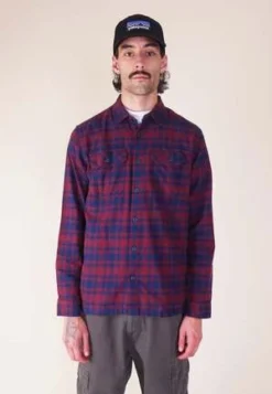 PatagoniaOrganic Fjord Flannel Shirt - Sequoia Red