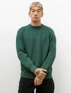 ArpenteurPlano Merino Wool Rib Sweater - Emerald