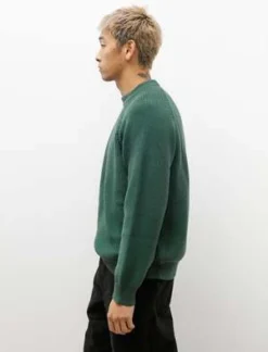 ArpenteurPlano Merino Wool Rib Sweater - Emerald -Norse Projects Sales Plano Merino Wool Rib Sweater Emerald 20230915085400 1