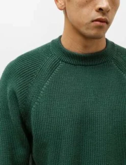 ArpenteurPlano Merino Wool Rib Sweater - Emerald -Norse Projects Sales Plano Merino Wool Rib Sweater Emerald 20230915085400 2