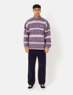 Polar Skate Co.Stripe Fleece Pullover - Light Purple -Norse Projects Sales Polar Skate Co Stripe Fleece Pullover Light Purple 20230313232338