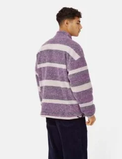 Polar Skate Co.Stripe Fleece Pullover - Light Purple -Norse Projects Sales Polar Skate Co Stripe Fleece Pullover Light Purple 20230313232339