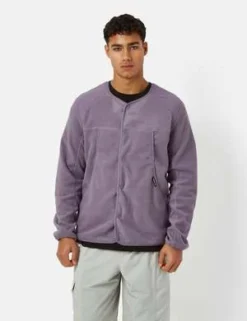 Purple Mountain ObservatoryMicro Fleece Cardigan - Purple Sage -Norse Projects Sales Purple Mountain Observatory Micro Fleece Cardigan Purple Sage 20230310140757 1