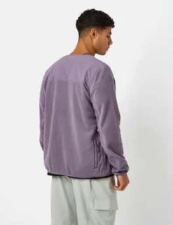 Purple Mountain ObservatoryMicro Fleece Cardigan - Purple Sage -Norse Projects Sales Purple Mountain Observatory Micro Fleece Cardigan Purple Sage 20230310140757
