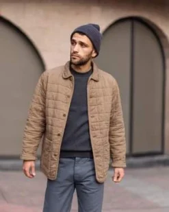 ALEX CRANEQuilted Kite Jacket / Chai -Norse Projects Sales Quilted Kite Jacket Chai 20211116182419 3