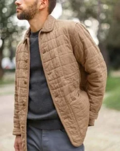 ALEX CRANEQuilted Kite Jacket / Chai -Norse Projects Sales Quilted Kite Jacket Chai 20211116182420 2