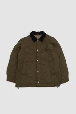 MackintoshQuilted Teeming Coach Jacket - Khaki