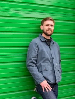 KnickerbockerRaglan Hunting Jacket - Concrete