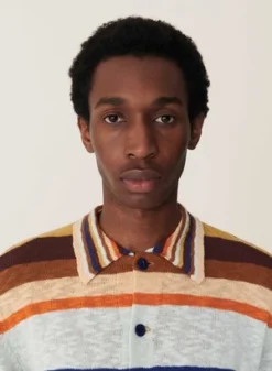 YMCRat Pack Stripe Cotton Slub Cardigan - Multi -Norse Projects Sales Rat Pack Stripe Cotton Slub Cardigan Multi 20230511130236 3