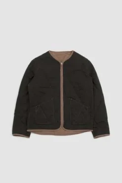 Universal WorksReversible Military Liner Jacket - Brown/Black -Norse Projects Sales Reversible Military Liner Jacket Brown Black 20230922144250 1