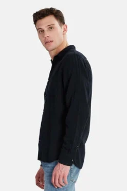 KATORipper Double Gauze Shirt - Black -Norse Projects Sales Ripper Double Gauze Shirt Black 20220811133920 1