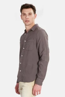 KATORipper Double Gauze Shirt - Charcoal -Norse Projects Sales Ripper Double Gauze Shirt Charcoal 20220811133927
