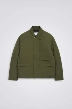 Norse ProjectsRyan Mil. Nylon Insulated Bomber Jacket - Army Green