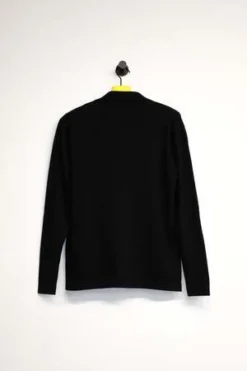 SECOND/LAYERWool Pistolero Ribbed Cardigan - Black -Norse Projects Sales SECOND LAYER Wool Pistolero Ribbed Cardigan Black 20230517004500