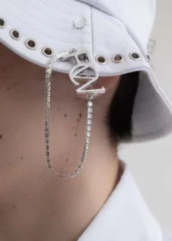 Feng Chen WangFcw Diamond Chain Brooch - Silver -Norse Projects Sales SILVER FCW DIAMOND CHAIN BROOCH 20230224063329 1