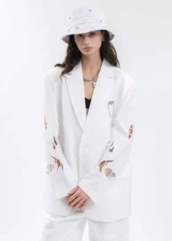 Feng Chen WangFcw Diamond Chain Brooch - Silver -Norse Projects Sales SILVER FCW DIAMOND CHAIN BROOCH 20230224063330 1