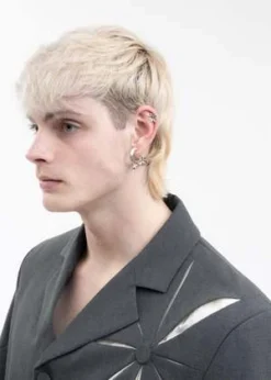 KUSIKOHCFLOWER EARRING - SILVER -Norse Projects Sales SILVER FLOWER EARRING 20230420025610