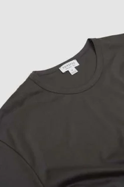 SunspelSS Crew Neck T-Shirt - Charcoal -Norse Projects Sales SS Crew Neck T Shirt Charcoal 20230901131622 1