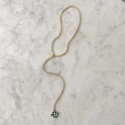 Tarin ThomasSamuel Mini Lariat Necklace -Norse Projects Sales Samuel Mini Lariat Necklace 20211019175554