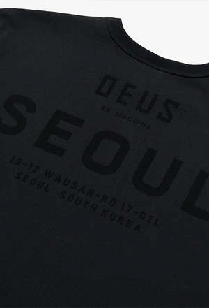 DeusSeoul Address Tee - Anthracite 8 DeusSeoul Address Tee - Anthracite - Image 8