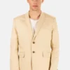 Shipley & HalmosHarrison Twill Jacket - Moon Khaki