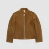 SunflowerShort Jacket - Suede Khaki