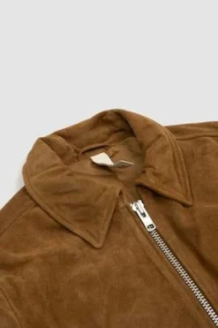 SunflowerShort Jacket - Suede Khaki -Norse Projects Sales Short Jacket Suede Khaki 20230817144114 2