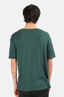 Blue&CreamShort Sleeve Slub Tee - Forest -Norse Projects Sales Short Sleeve Slub Tee Forest 20220811141411 2