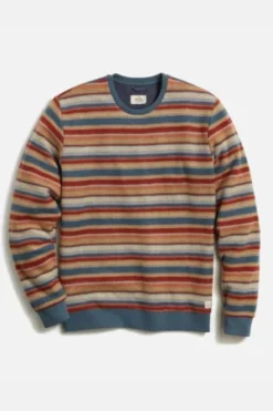 Marine LayerSignature Fleece Out Stripe Crewneck