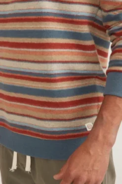 Marine LayerSignature Fleece Out Stripe Crewneck -Norse Projects Sales Signature Fleece Out Stripe Crewneck 20230829233410 1