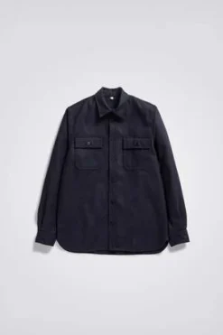 Norse ProjectsSilas Wool Overshirt - Dark Navy -Norse Projects Sales Silas Wool Overshirt Dark Navy 20230831130930 1
