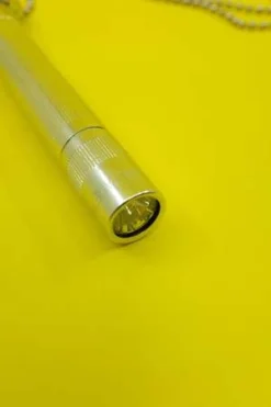 LemaireAluminum Maglite Chain Necklace - Silver -Norse Projects Sales Silver Aluminum Maglite Chain Necklace 20230403223423 1