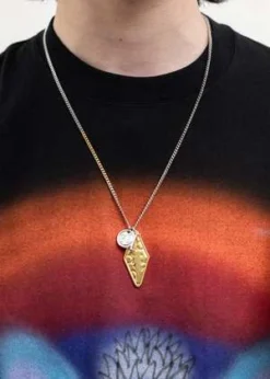 DEPARTMENTDepartment Beibei Necklace - Silver/Gold -Norse Projects Sales Silver And Gold BEIBEI Necklace 20230614123107 1