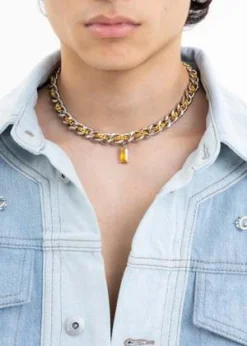 DEPARTMENTMix Chains Necklace - Silver/Gold -Norse Projects Sales Silver And Gold Mix Chains Necklace 20220427181520 2