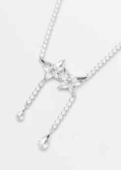 DEPARTMENTSilver And Rhinestone XIXILI Necklace - Multi -Norse Projects Sales Silver And Rhinestone XIXILI Necklace 20231102042406 2