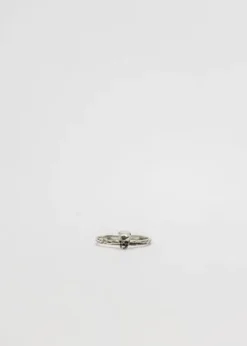 ESTH.Esth. X JOHAN SILVERMAN Skull Ring - Silver -Norse Projects Sales Silver Esth x JOHAN SILVERMAN Skull Ring 20211114100254