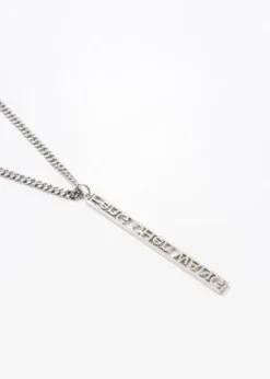 Feng Chen WangFCW Logo Pendant Necklace - Silver -Norse Projects Sales Silver FCW Logo Pendant Necklace 20211216072651 3