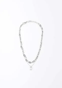 DEPARTMENTDepartment Love Letter Necklace Set - Silver -Norse Projects Sales Silver LOEV LETTER Necklace Set 20230329183637 2