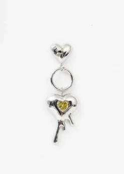 RAY CHULV ME LV U Lemon Crystal Earring - Silver -Norse Projects Sales Silver LV ME LV U Earring Lemon Crystal Single 20220827101949