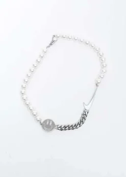 KKKKKKNike And Smily Necklace - Silver -Norse Projects Sales Silver Nike And Smily Necklace 20221014114334 1