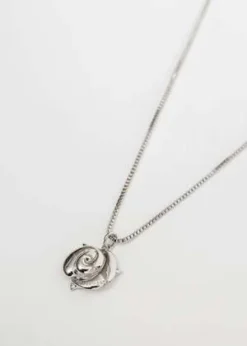 DEPARTMENTSilver Rose Necklace - Silver -Norse Projects Sales Silver Rose Necklace 20221219152423 2