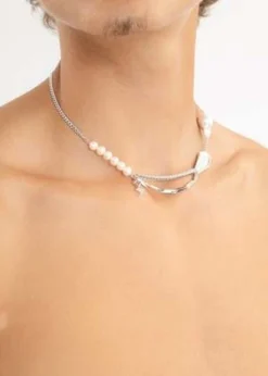 William ShenWave Necklace Chocker - Silver -Norse Projects Sales Silver Wave Necklace Chocker 20220828022625 3