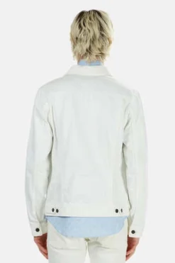 Lucien Pellat-FinetSkull Jean Jacket - White Skull/Leaf Pattern -Norse Projects Sales Skull Jean Jacket White Skull Leaf Pattern 20220811143348 2