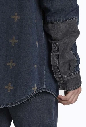 KsubiSnakebite LS Shadow Re-Dye Shirt - Denim 5 KsubiSnakebite LS Shadow Re-Dye Shirt - Denim - Image 5